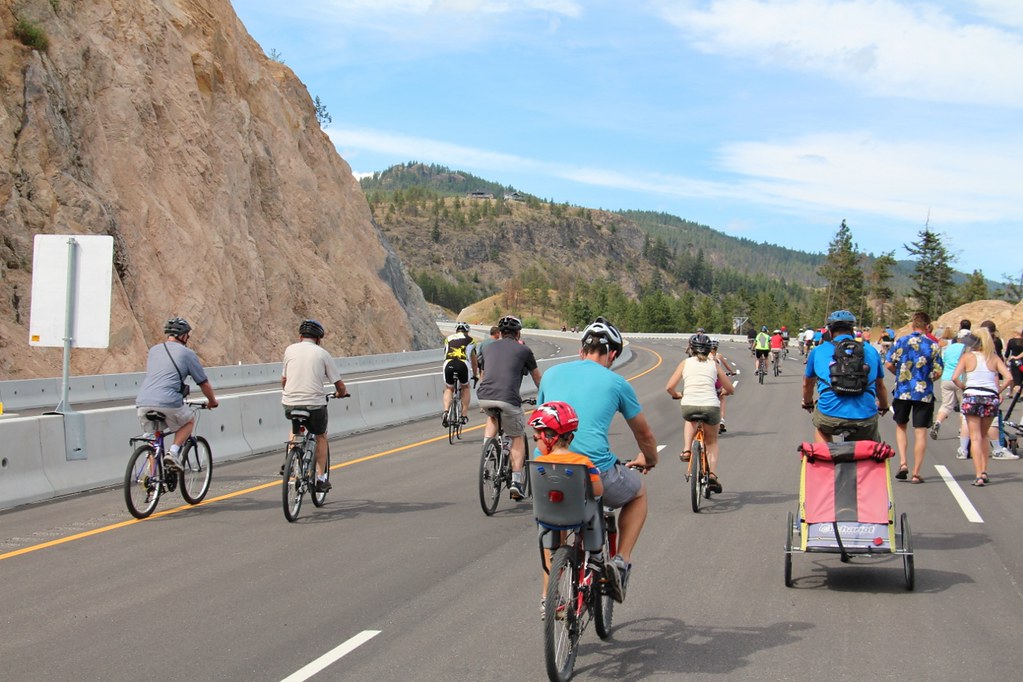 Biking Highway 97 With 500 people in attendance and 40 cla… Flickr