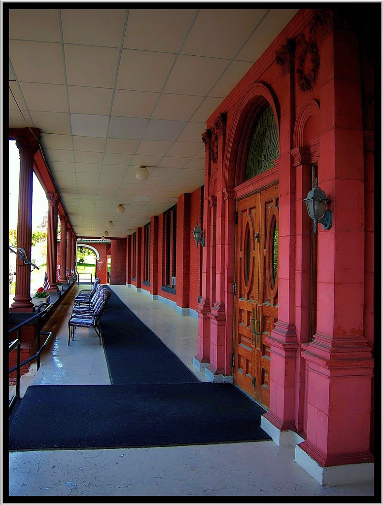Clifton Springs Sanitarium Porch Area Clifton Springs … Flickr