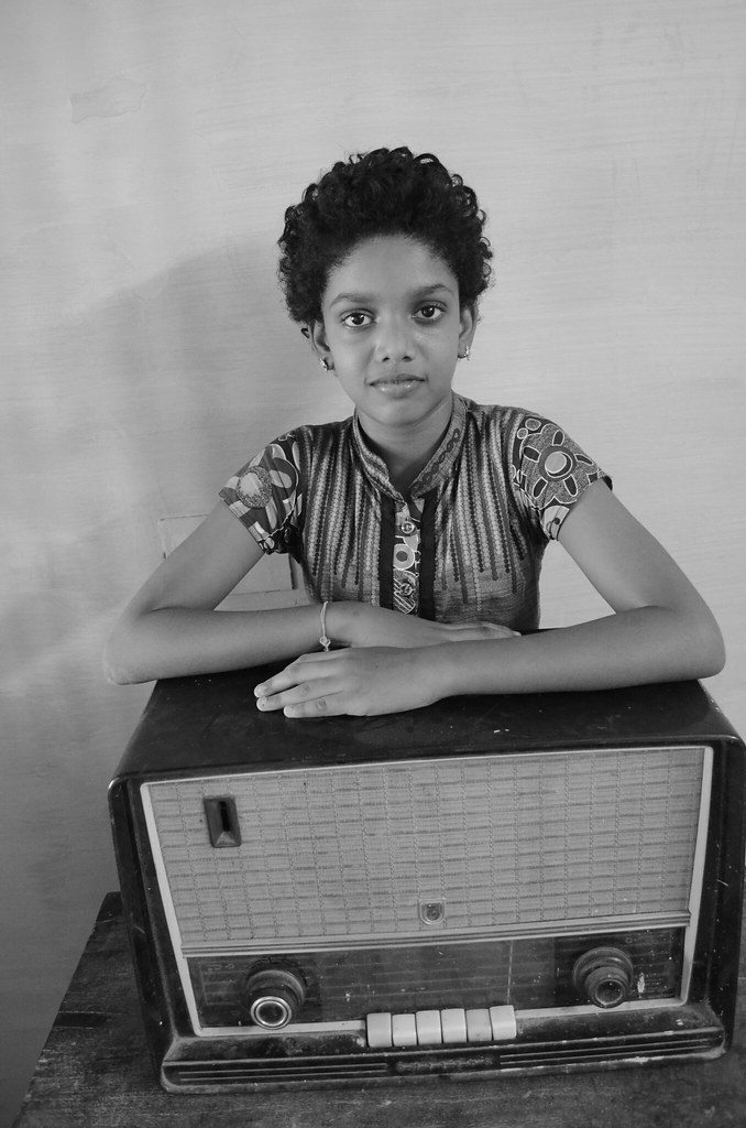 Old Indian Radio Black & White, Old Indian Style, Radio, vijay