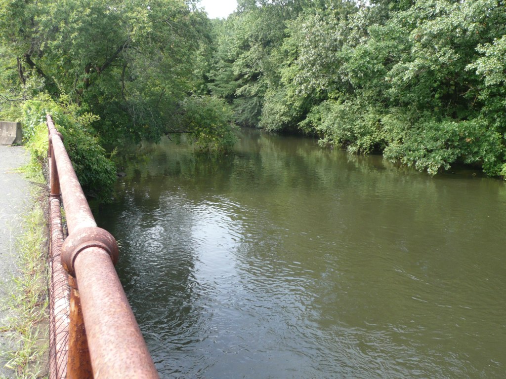 W1243 8.15.12a Depot St., Grafton, MA, looking downstream Water Resources Research Center
