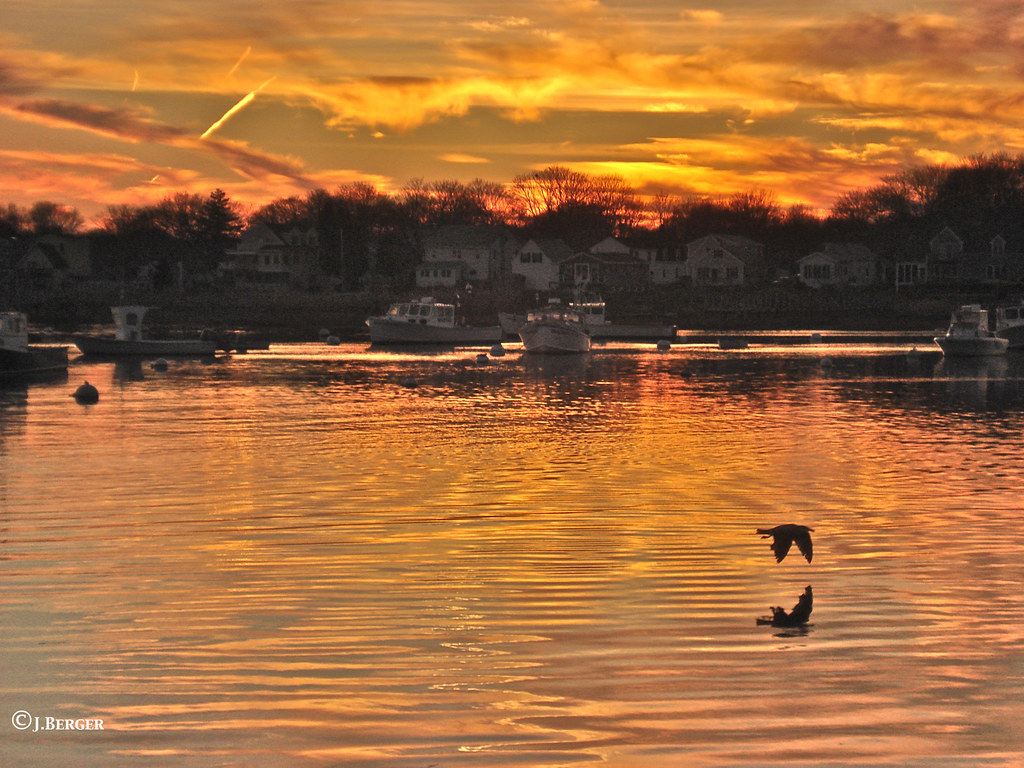 Green Harbor Sunset Marshfield, MA John Berger Flickr