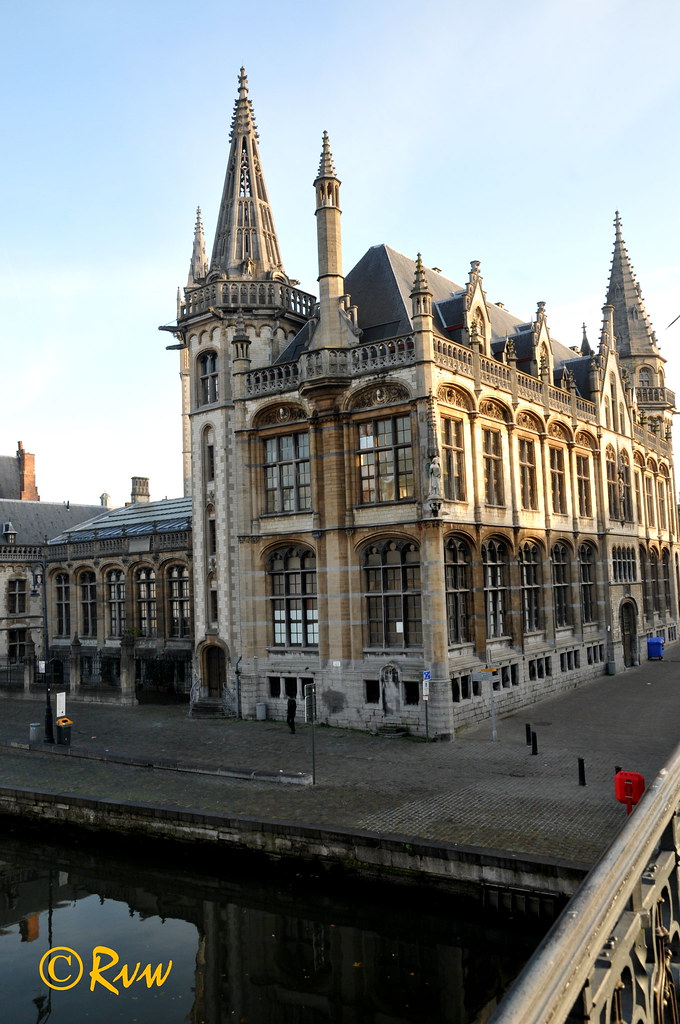 Gent Gand Old post office NeoGothic 1912 arch. Lou… Flickr