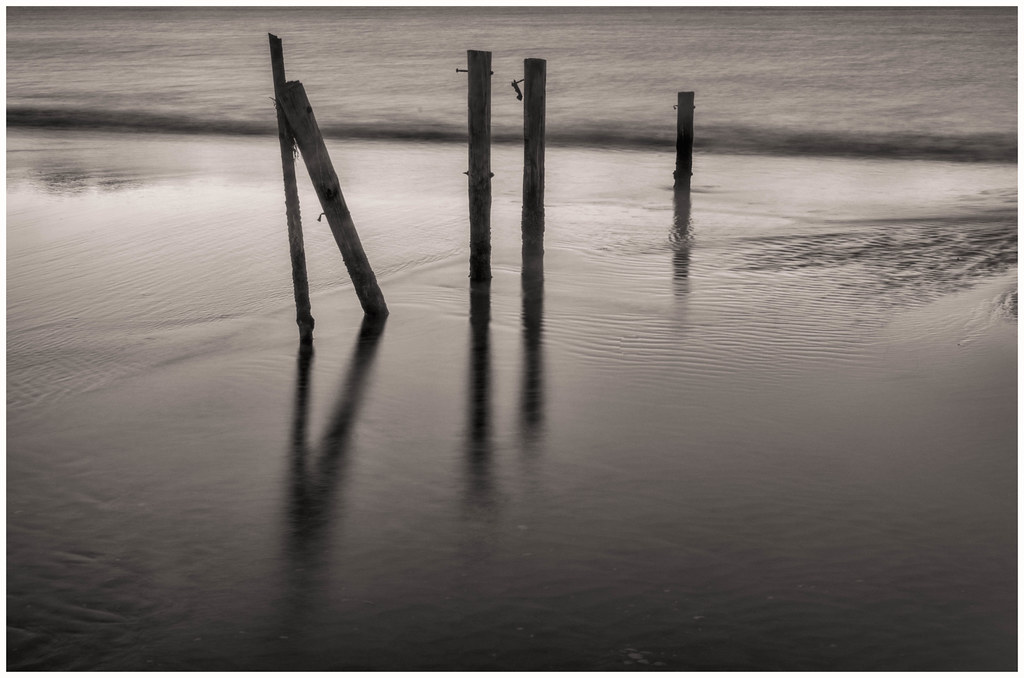 Woodmans Point Old Jetty B&W Alan Flickr