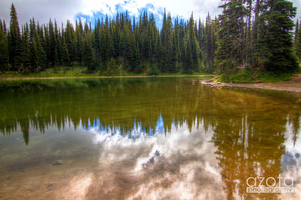 Shadow Lake Shadow Lake sits within the Mt Rainier Nationa… Flickr