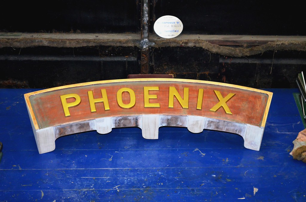 Phoenix Name Plate Made by Alan Smalley Phoenix 8783 Flickr