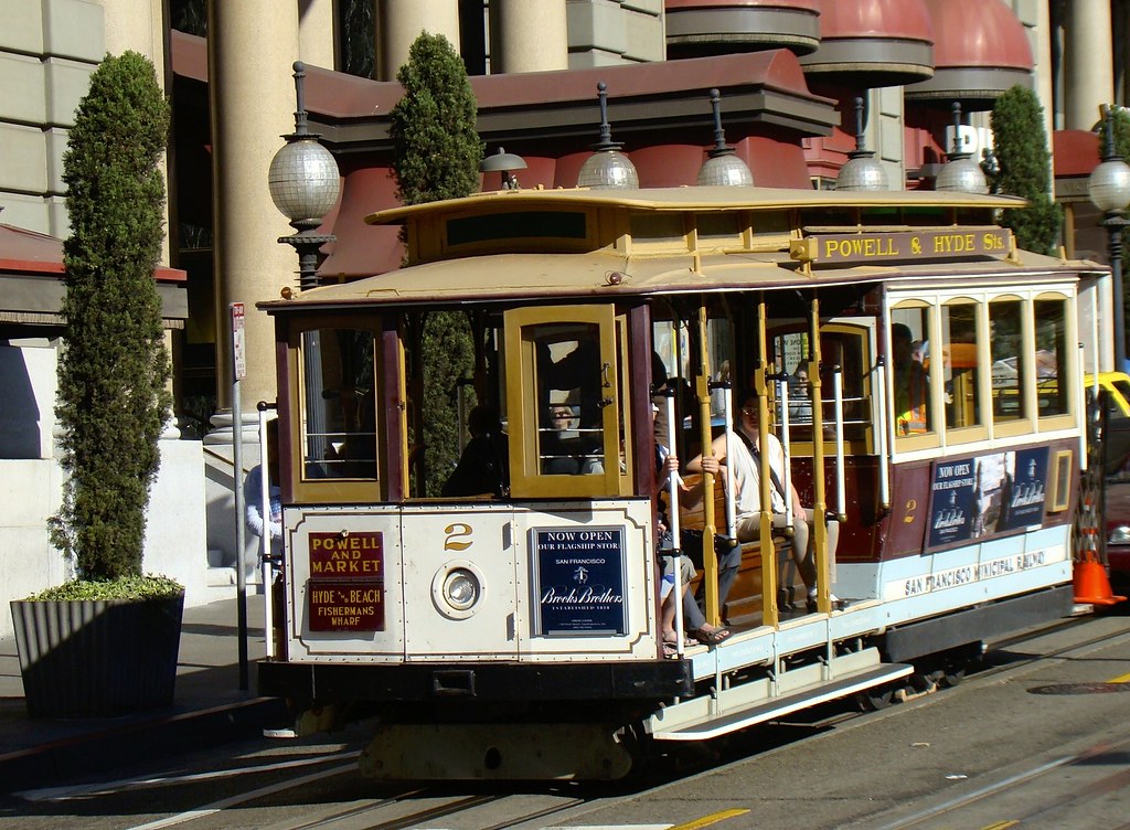Cable Cars Powell Street, San Francisco Dr Bob Hall Flickr