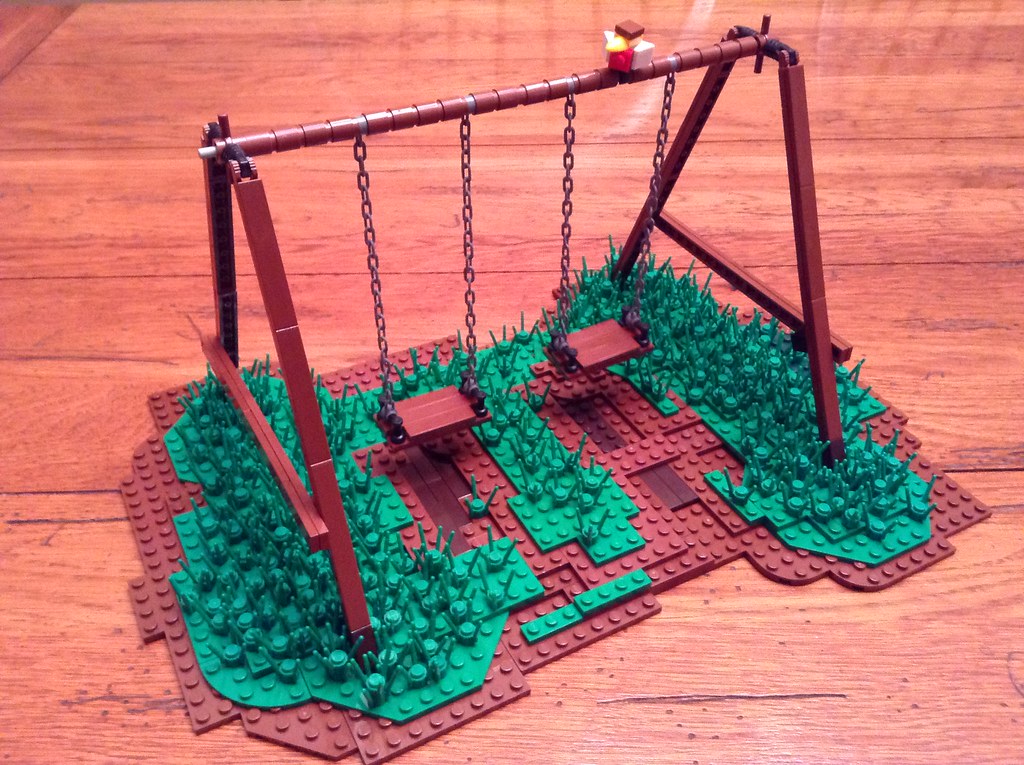 Swing set WIP for beautiful lego A better picture will fo… Flickr