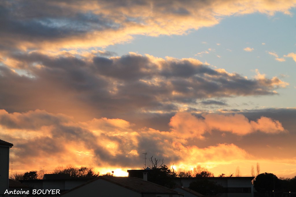 Coucher de soleil du 26 novembre 2014 A SaintPèreen