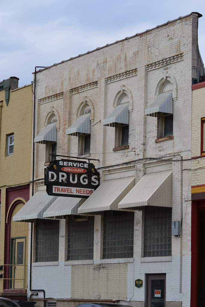 Portage, WI Service discount drug sign. turn off your computer and go outside Flickr