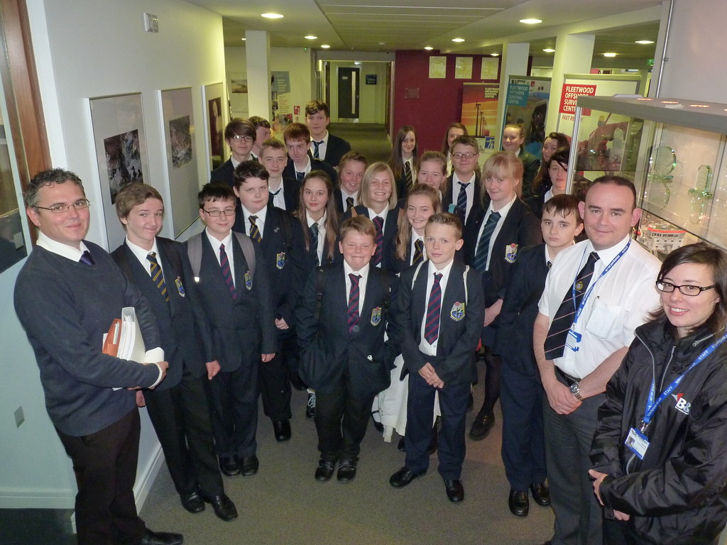 Fleetwood High School students' visit to B&FC's Nautical campus Flickr