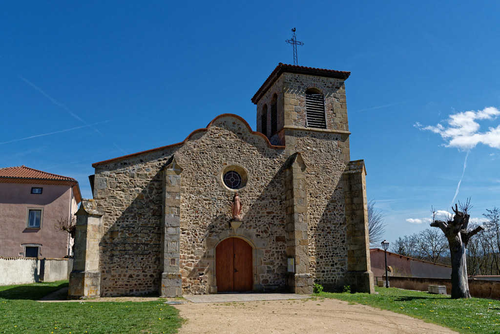 Eglise de Sainte Agathe la Bouteresse Loire Eglise de ty… Flickr