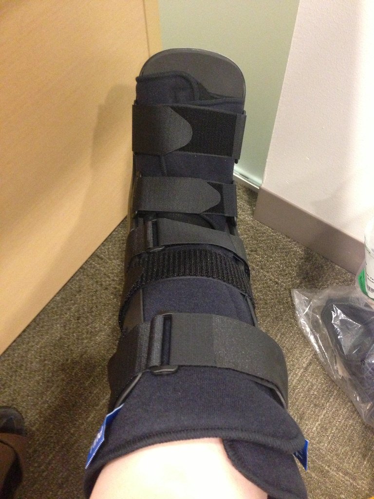 Boot for my fractured foot Arthaey Angosii Flickr