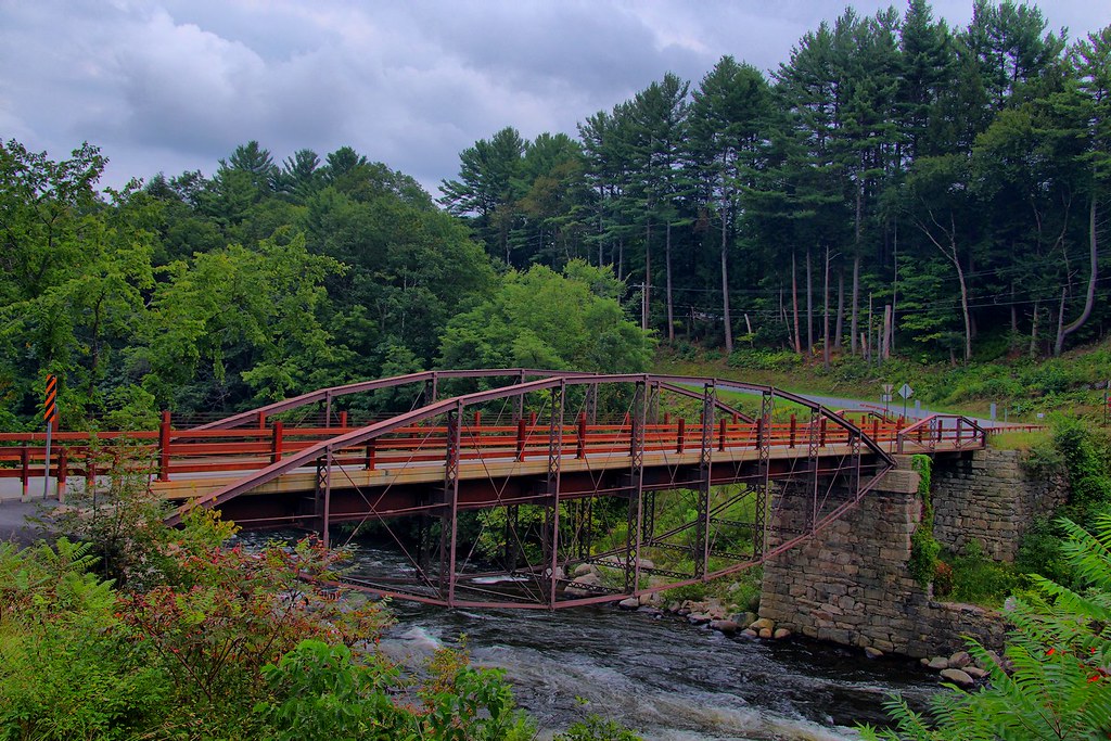 Hadley Bridge HDR Hadley NY Hank Bickel Flickr