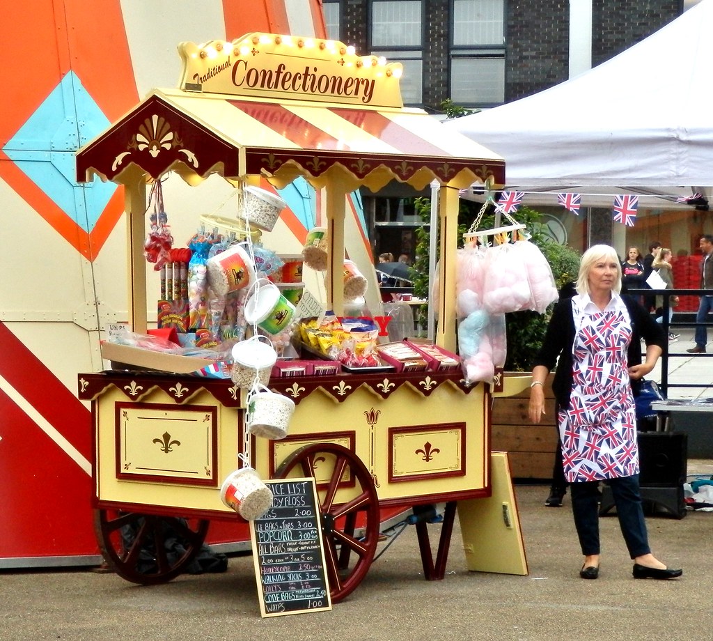 Gloucester, Kings Square candy floss stall Gloucester, K… Flickr