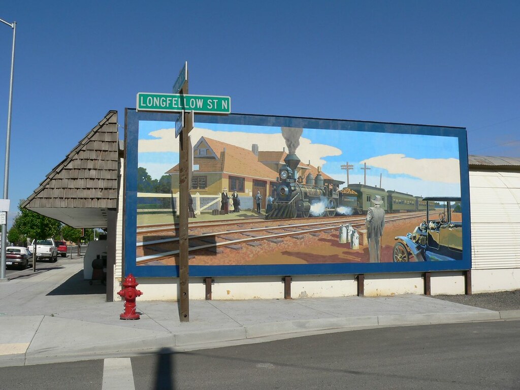 Oregon Trail Mural by Perce and Prechel in Vale Oregon 11 Flickr