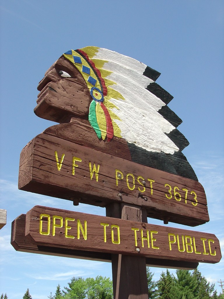 VFW Indian Head Sign One of many Indian Head signs in the … Flickr