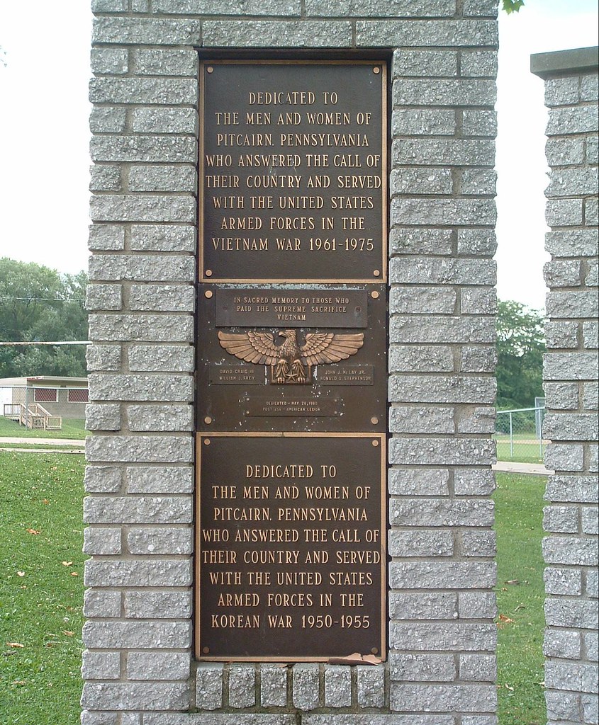 Pitcairn War Memorial 2 This is the portion of the Pitcair… Flickr