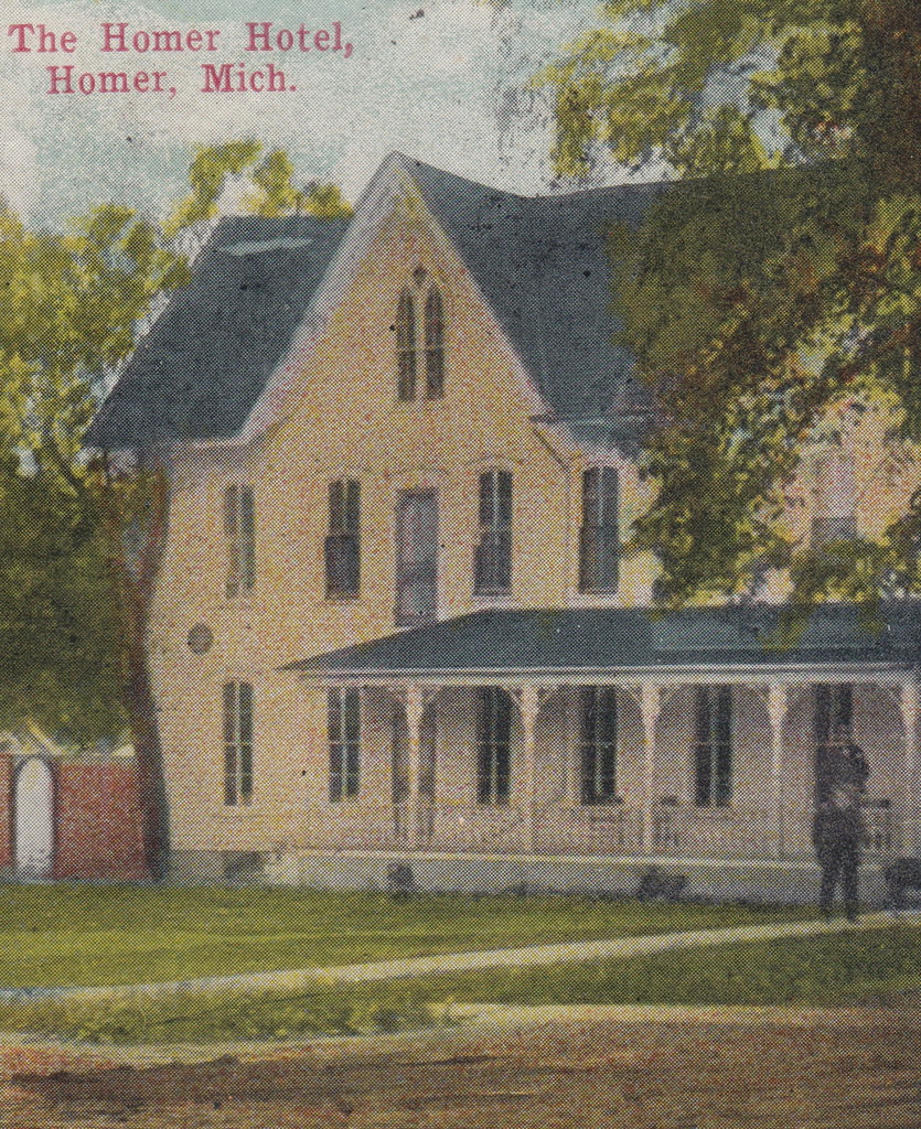 SW Homer MI THE HOMER HOTEL Milton Barney built a store, a… Flickr