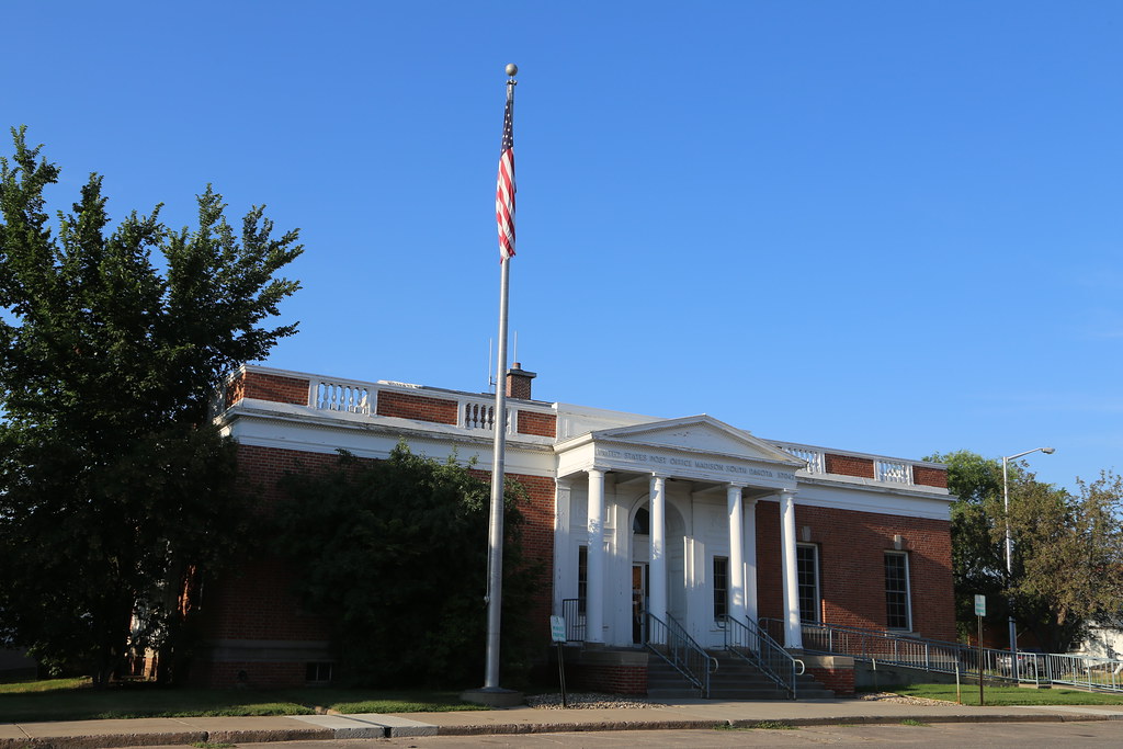 Madison South Dakota, POst Office, 57042, Lake County SD Flickr