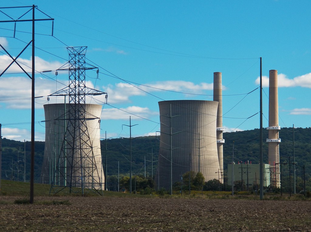 Cooling towers at Martins Creek Power Plant These are nucl… Flickr