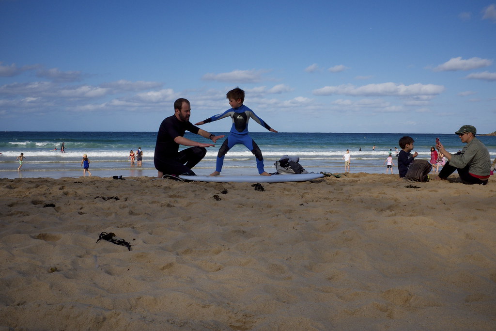 Surfboard lesson, Manly beach, Sydney gfitz36 Flickr