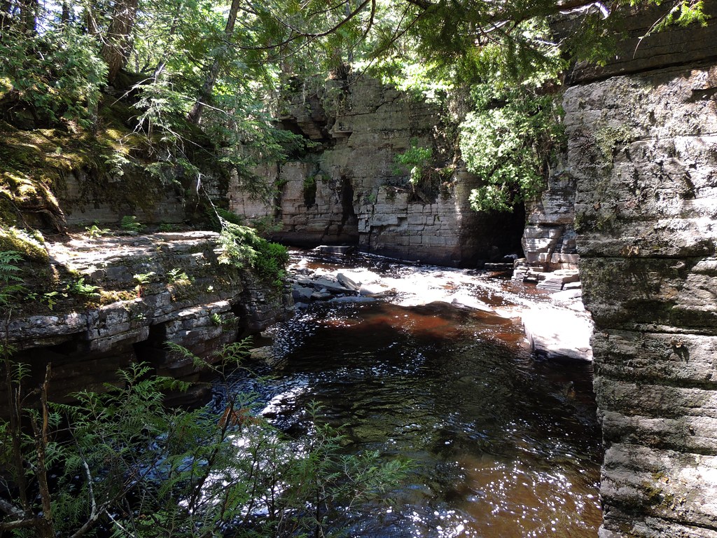 Canyon on the Sturgeon River Baraga County, Michigan… Flickr