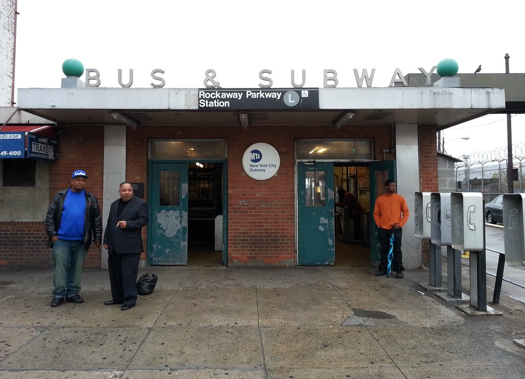 Rockaway Parkway station This is the end of the line in Ca… Flickr