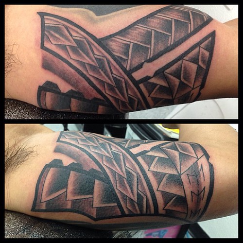 Some tribal filler tattooed by madballtats polytats pol