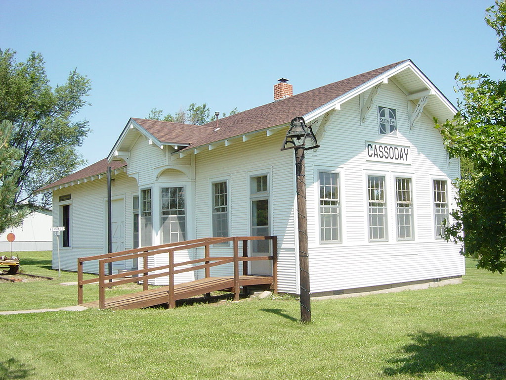 ATSF Cassoday, KS Depot June 24, 2004 ATSF104 Flickr