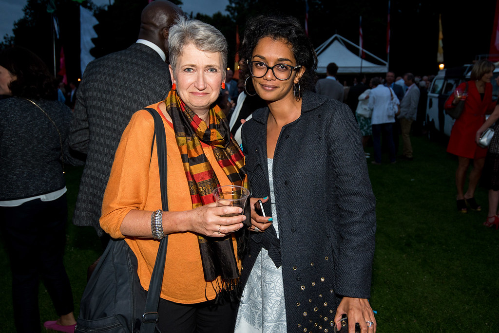 Lindsey Hilsum 4th July Garden Party at Winfield House U.S. Embassy