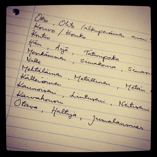 Day 183 Tänään listasin karhun nimiä. karhu bear handwr… Flickr