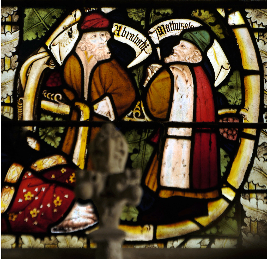 Margaretting, St Margaret, East window, 1c, Abraham and Me… Flickr
