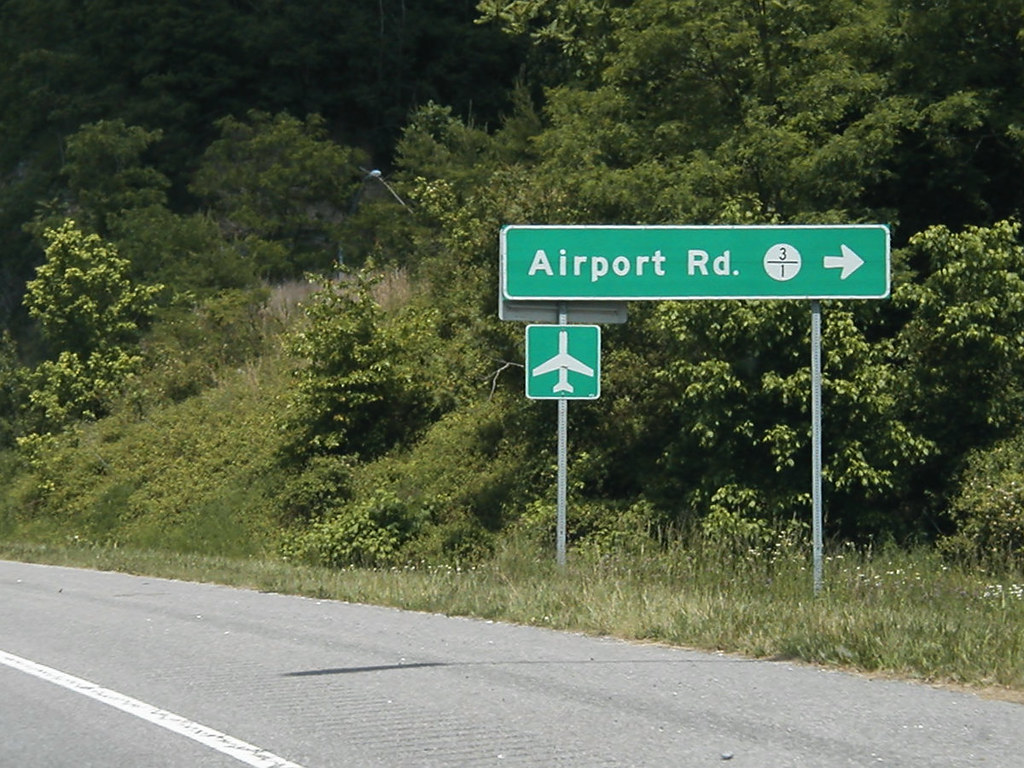 Airport Road Signs