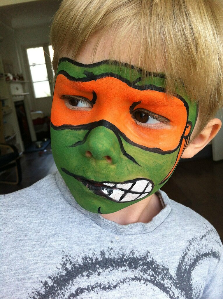 Ninja Turtle Face Paint