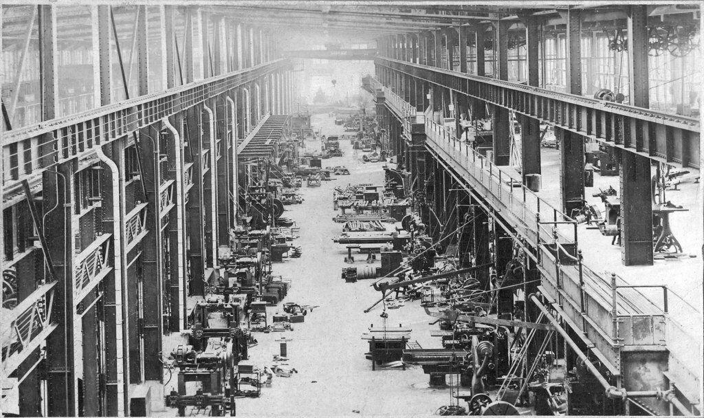 Lathe/milling shop, Billerica Shops, c1915 Digital image m… Flickr