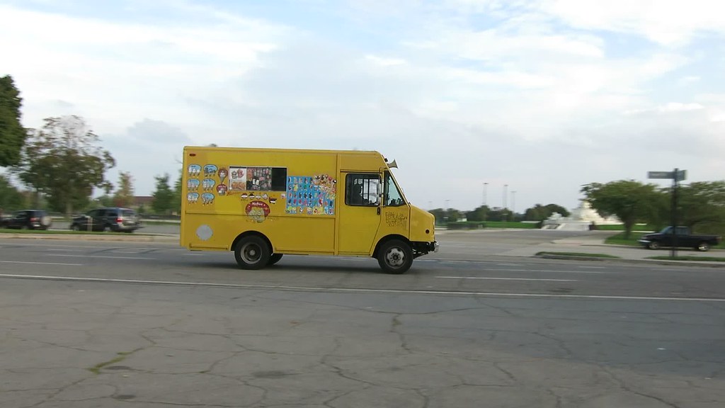 Ice cream truck at Belle Island park, Detroit John Winder Flickr