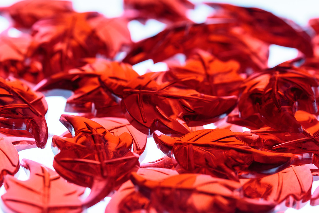 Autumn Leaves Experimenting with decorative plastic leaves… Flickr