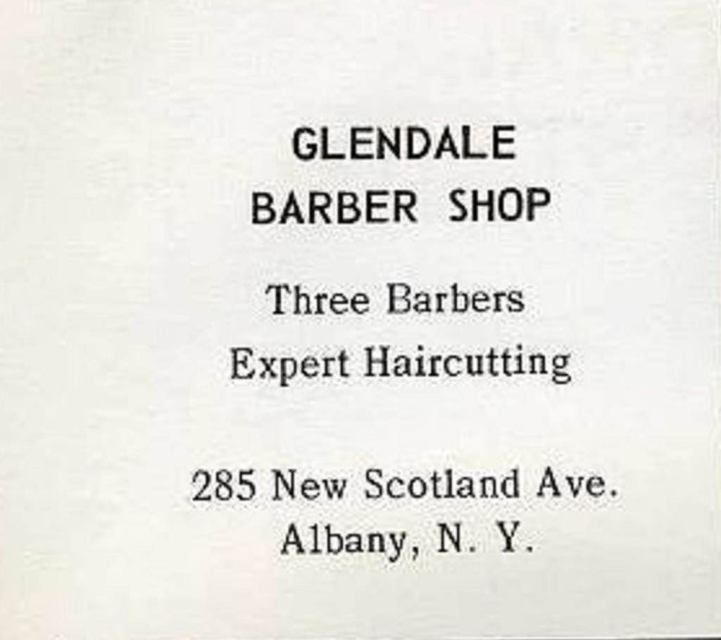 Glendale barber shop 1962 Albany NY 1960s new scotland ave… Flickr