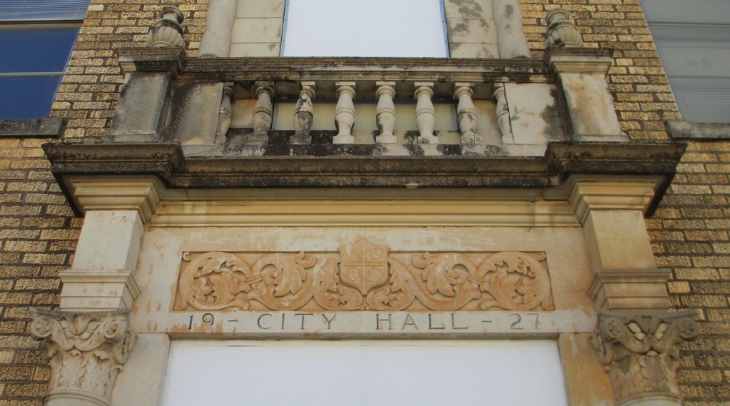 Old Haskell, Texas City Hall Detail Haskell is located bet… Flickr