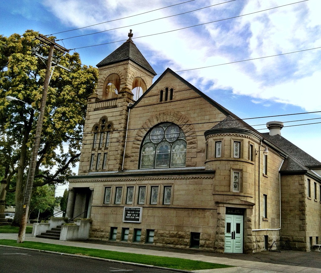 Old stone church Downtown Walla Walla, WA Eli & AnneMarie Flickr