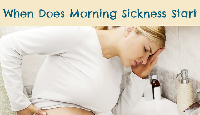 When does morning sickness start Mum zone Most pregnant … Flickr