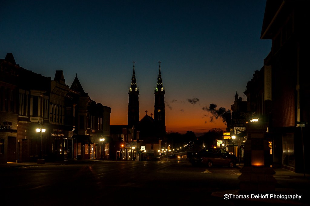 Blue hour in Dyersville IA Sony A700 Tamron 1750 Flickr