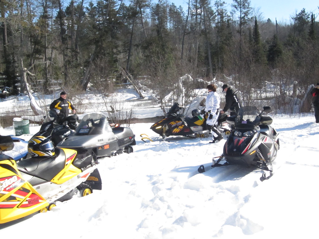 Snowmobiling near Grayling, MI Photo taken by Pam Golnick … Flickr