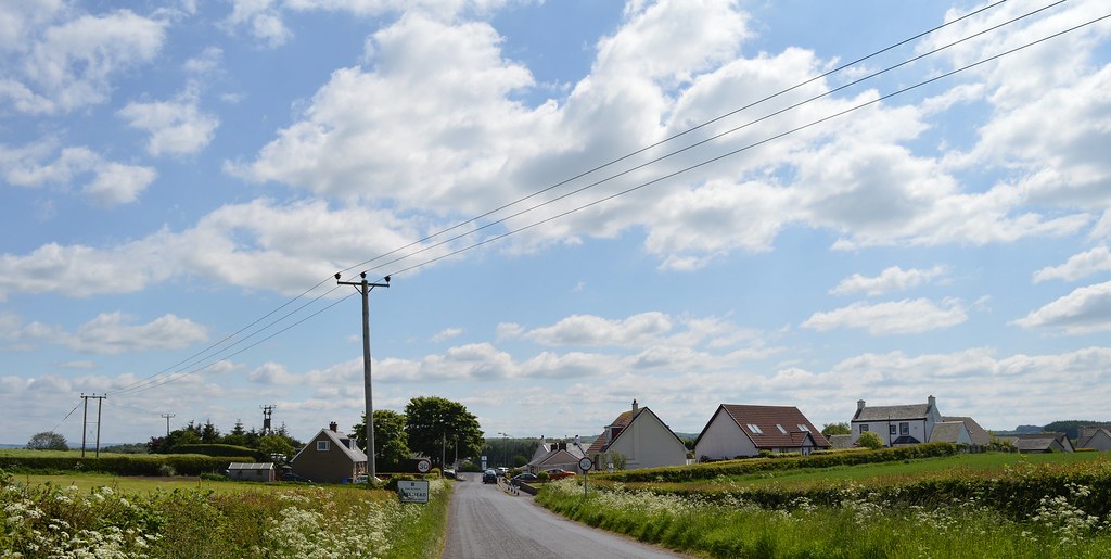 Gatehead, Ayrshire. From Springside road. Looking back tow… Flickr