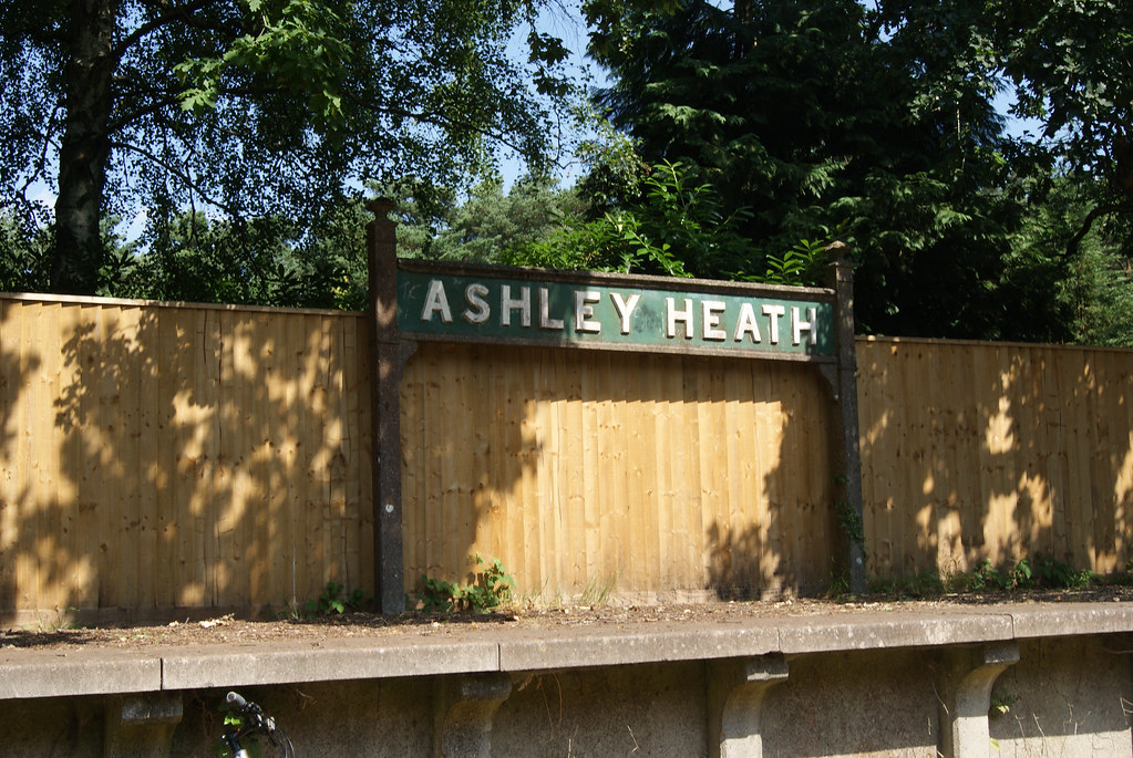Ashley Heath Halt, Dorset The remains of Ashley Heath Halt… Flickr