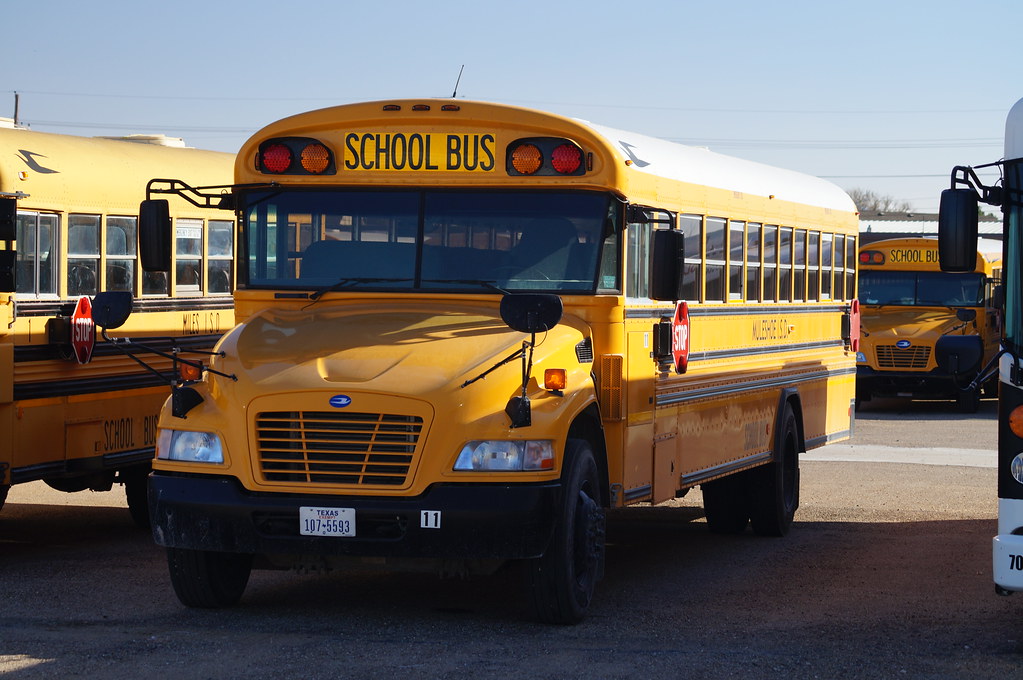 Muleshoe ISD Blue Bird Vision 11 One of Muleshoe ISD's sc… Flickr
