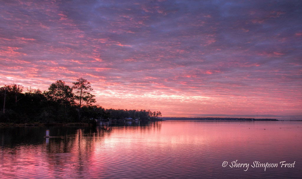 Sunrise at Weeks Bay estuary, Fish River, Mobile Bay. HDR … Flickr
