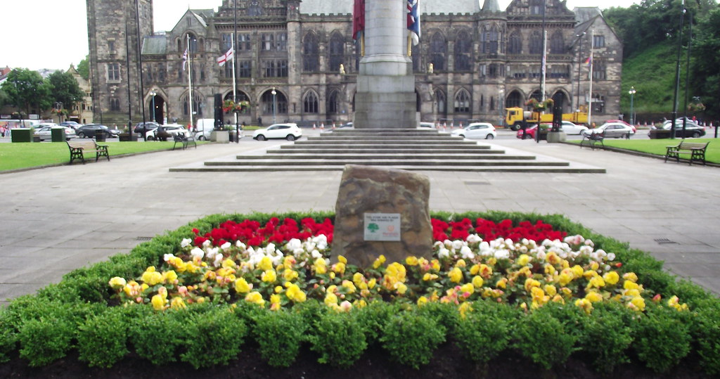 Memorial Garden, Rochdale, Lancashire Marshalls Quarry Robert Wade