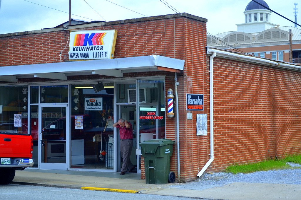 Sims Barber Shop, Sevierville TN, Sevier County These are … Flickr
