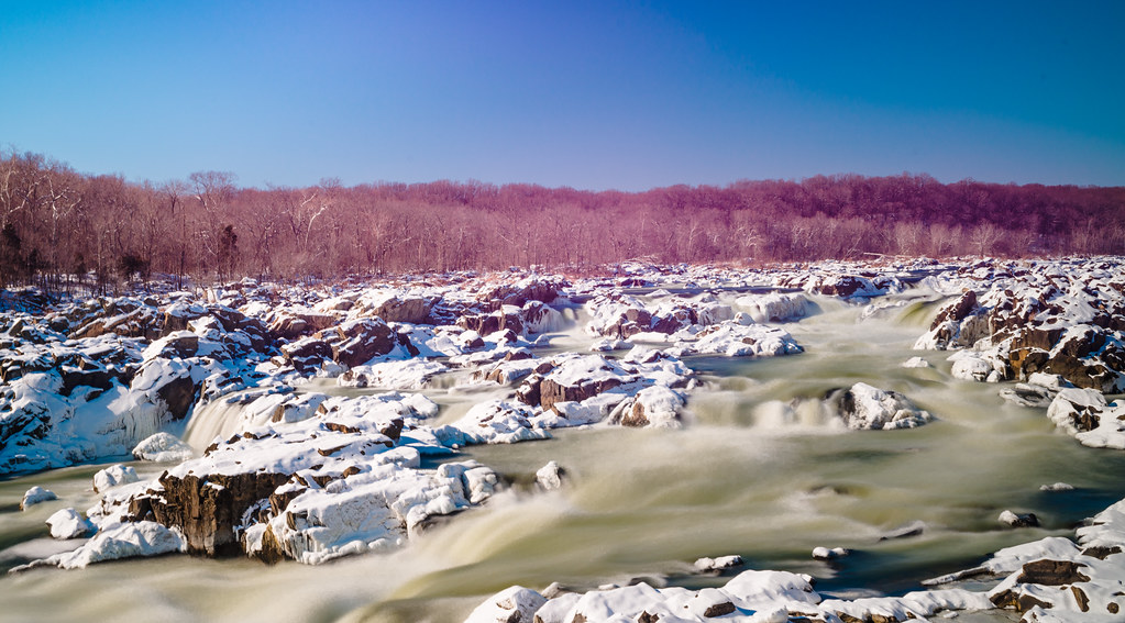 Great Falls Long exposure at Great Falls after snow. I was… Flickr